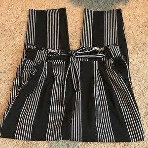 Women trousers black / white / stretchy